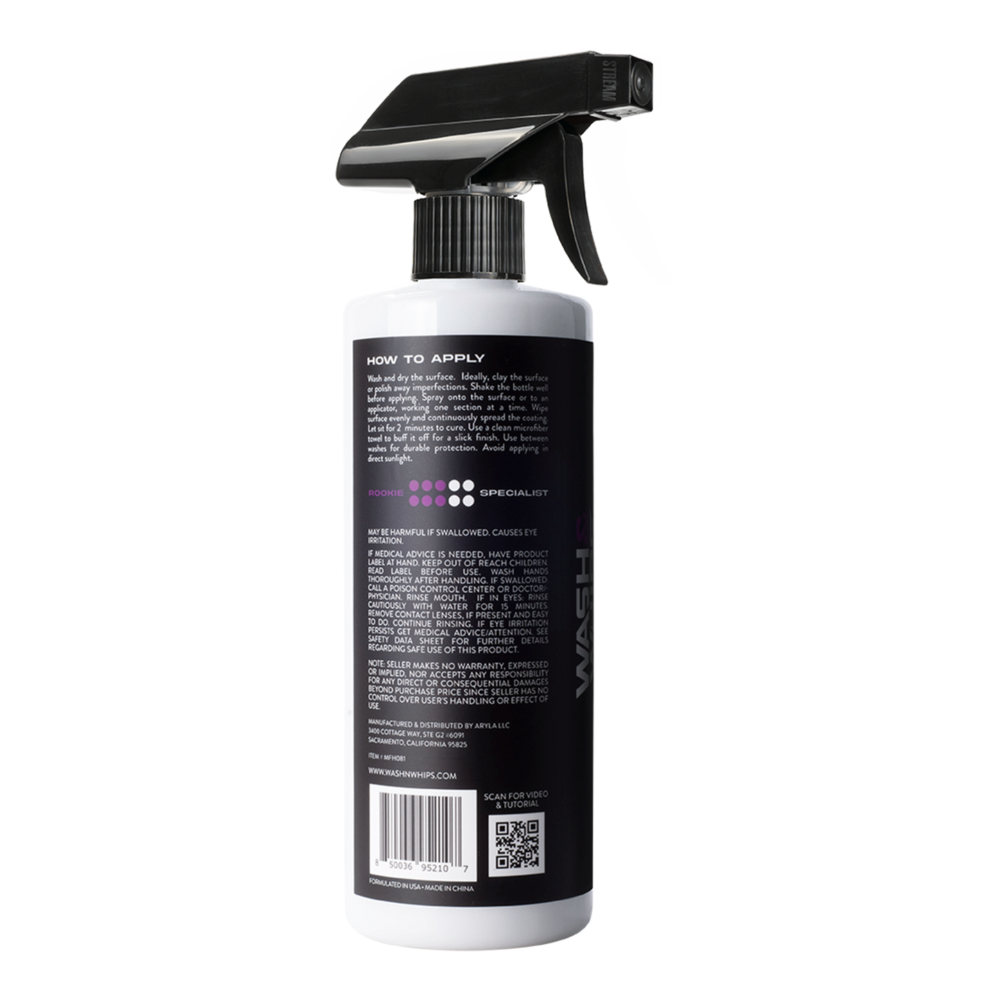 WASH&WHIPS Sonoma Ceramic Finishing Coating Spray - 9H
