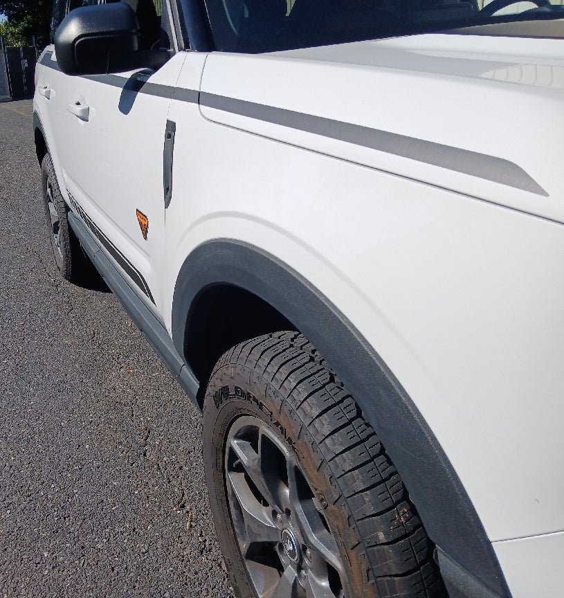 Strobe Side Stripe Decals for 2021-2025 Ford Bronco Sport (x4)