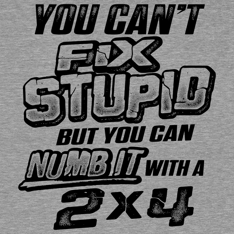 Stupid - Long Sleeve Hi-Vis T-Shirt