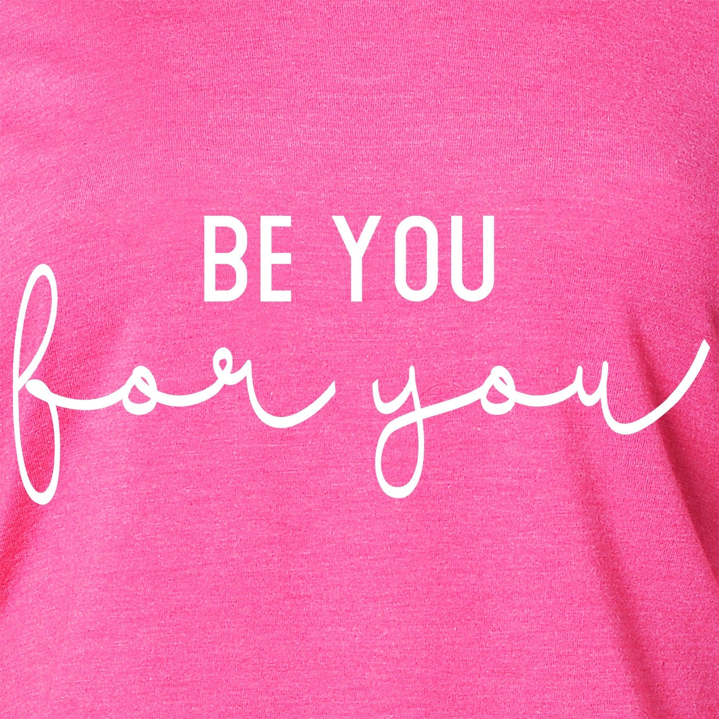 Be You, For You Black Tapered Long Sleeve Hoodie