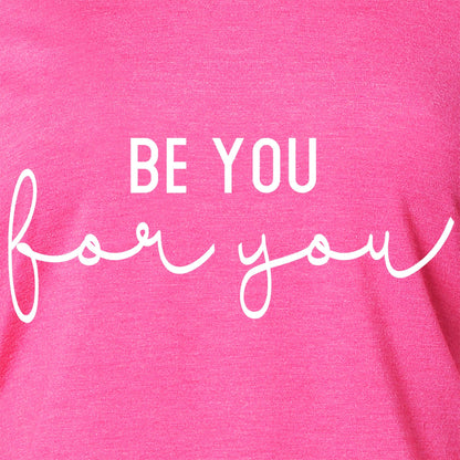 Be You, For You Black Tapered Long Sleeve Hoodie