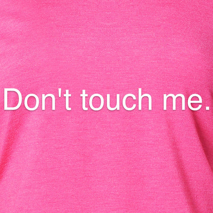 Don't Touch Me Black Tapered Long Sleeve Hoodie