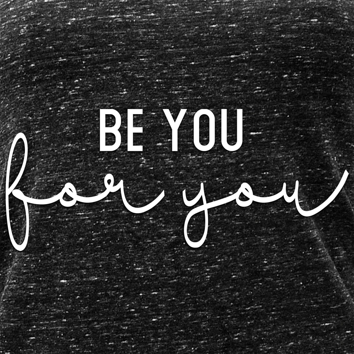 Be You, For You Black Gray Cosmic Twist Back Tank Top