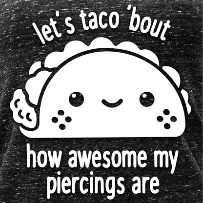Let's Taco 'bout My Piercings Cosmic Twist Back Tank Top