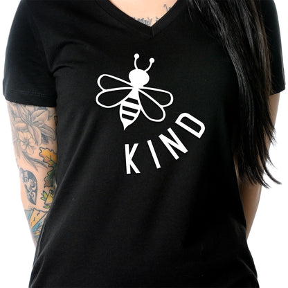Bee Kind Tapered V-Neck Tee Shirt