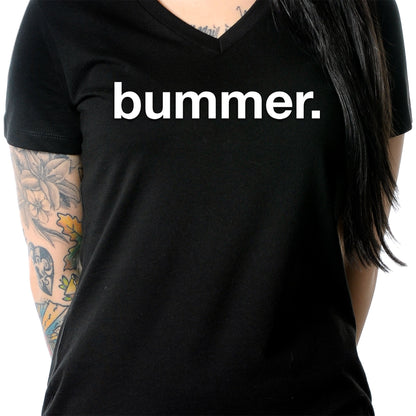 Bummer Tapered V-Neck Tee Shirt
