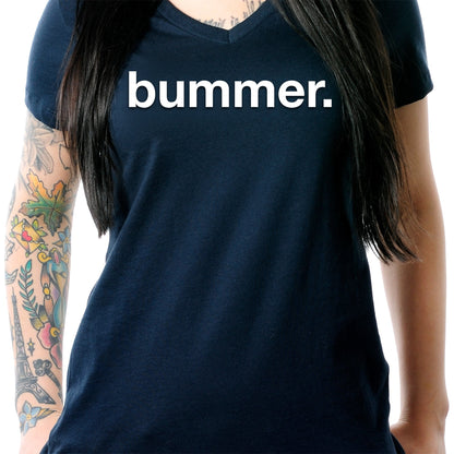 Bummer Tapered V-Neck Tee Shirt