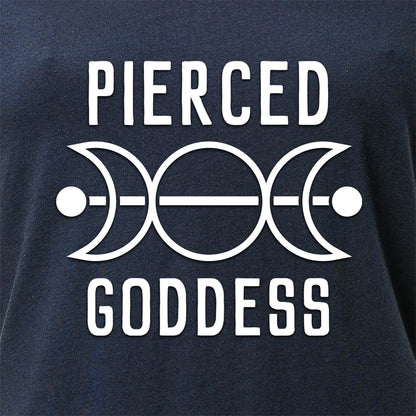 Pierced Goddess Tapered V-Neck Tee Shirt