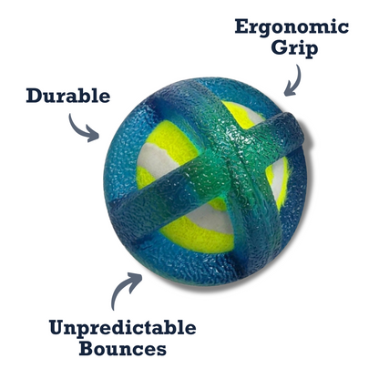 Country Living TPR-Coated Agility Tennis Ball Dog Toy – Durable & Pet-Safe