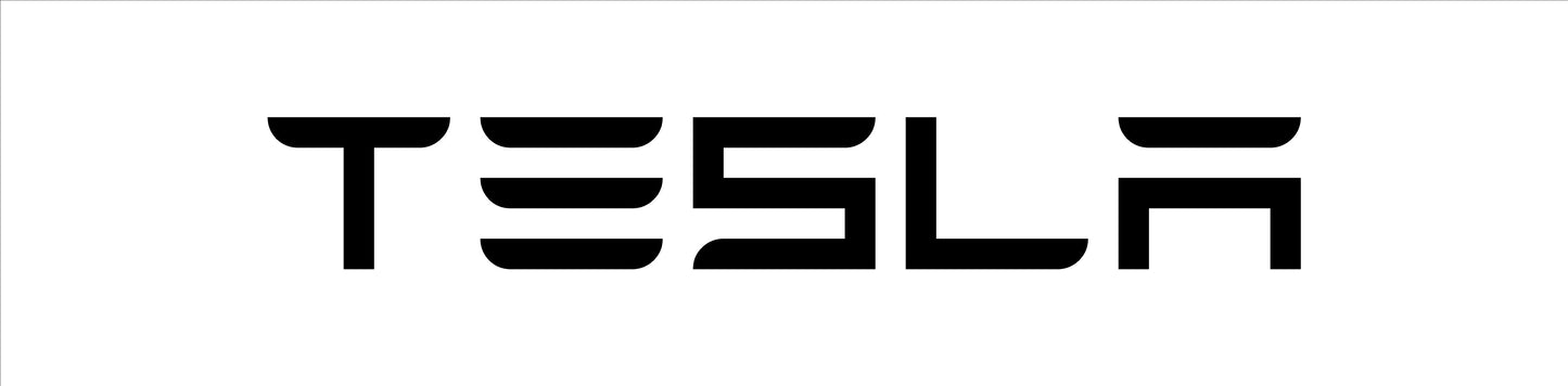"TESLA" Tailgate Decals For The 2023-2026 Tesla Cybertruck