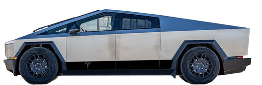 Tesla "T" Rocker Stripe Decals For The 2023-2026 Tesla Cybertruck (x2)