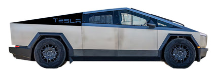 "TESLA" Bedside Panel Decals For The 2023-2026 Tesla Cybertruck (x2)
