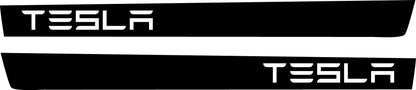 "Tesla" Rocker Stripe Decals For The 2023-2026 Tesla Cybertruck (x2)