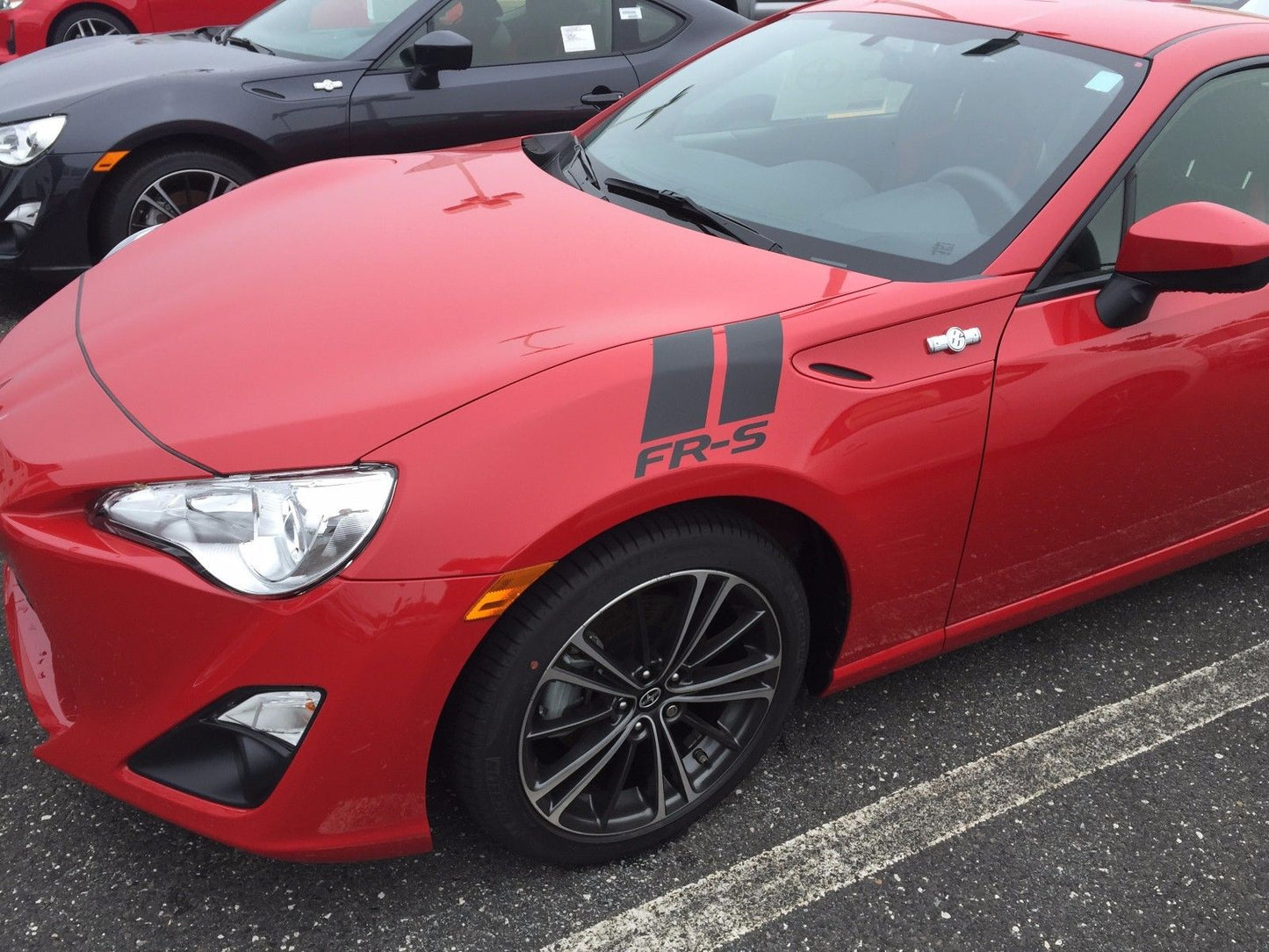 Fender Decal Stripes and FR-S for 2015 Toyota Scion