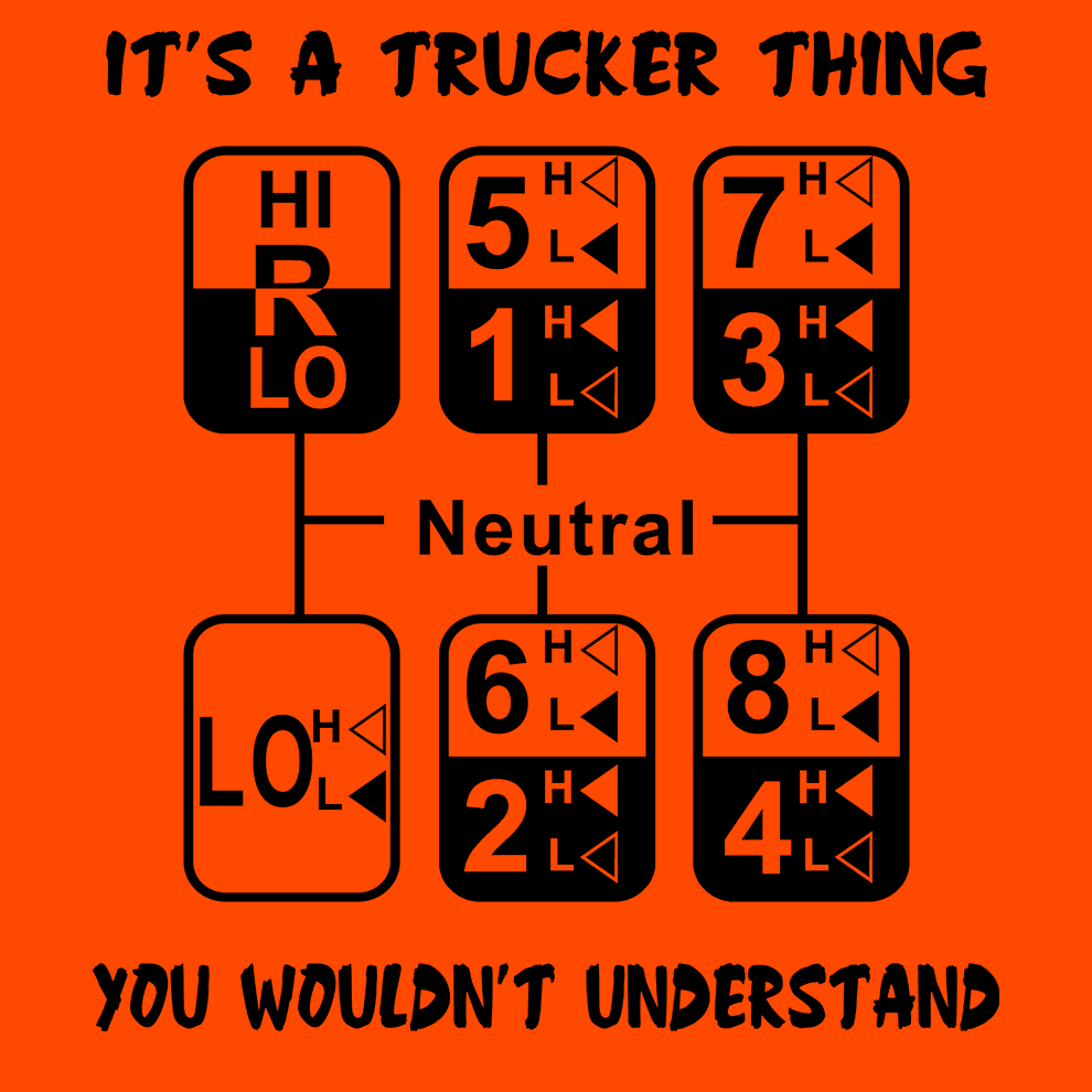 Trucker Thing - Safety Yellow T-Shirt