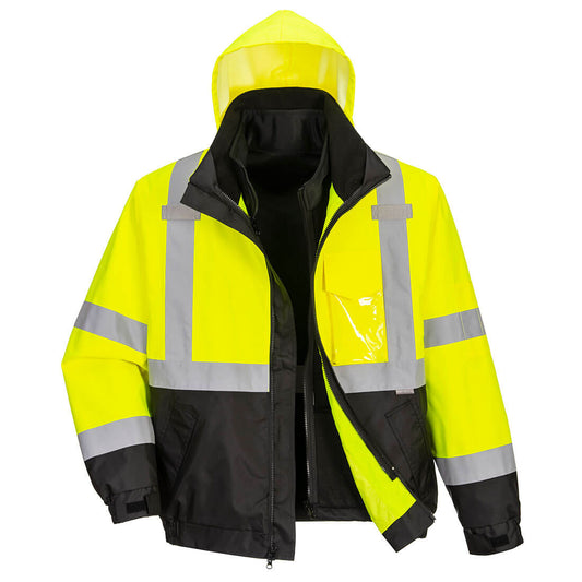 Hi Vis 3-in-1 Bomber Jacket