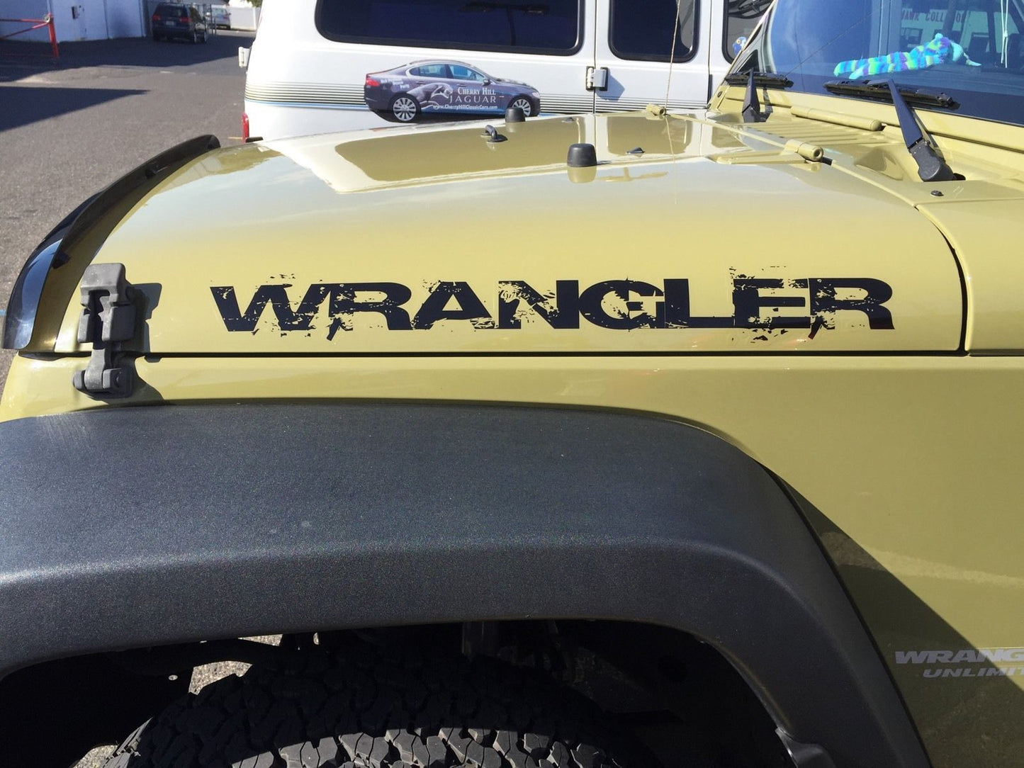 Fender "Wrangler" Splash Decal Stickers for Jeep Wrangler (x2)