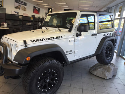 Fender "Wrangler" Splash Decal Stickers for Jeep Wrangler (x2)