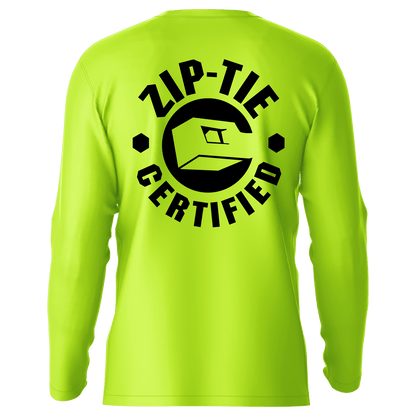 Zip Tie - Hi-Visibility UPF 50 Long Sleeve Sun Shirt