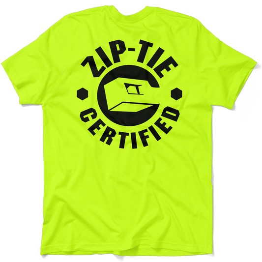 Zip Tie - Safety Yellow T-Shirt