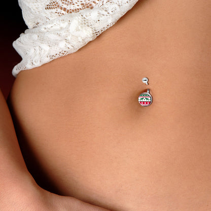 Ugly Christmas Sweater Belly Ring