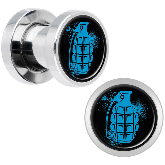 Blue Grenade Steel Screw Fit Plug Set 2G