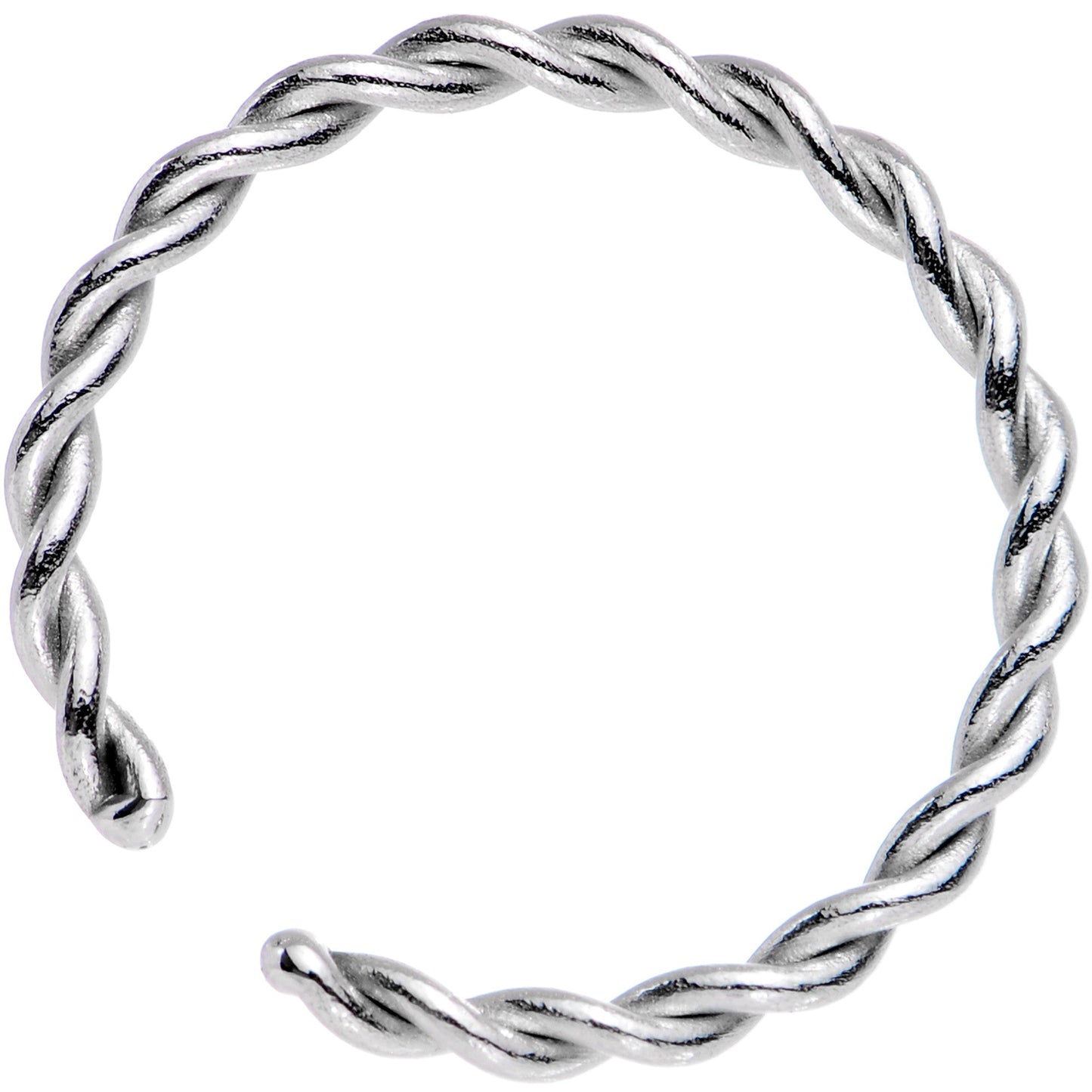 16G 3/8 Annealed Steel Seamless Braided Circular Ring