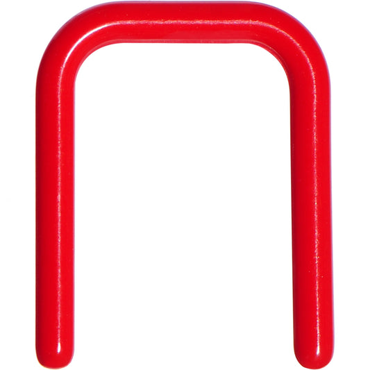 16G 7/16 Red Flexible Bioplast Square Septum Retainer
