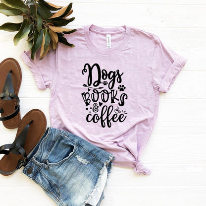 Dogs Books Coffee T-Shirt - Jaico Online Shop