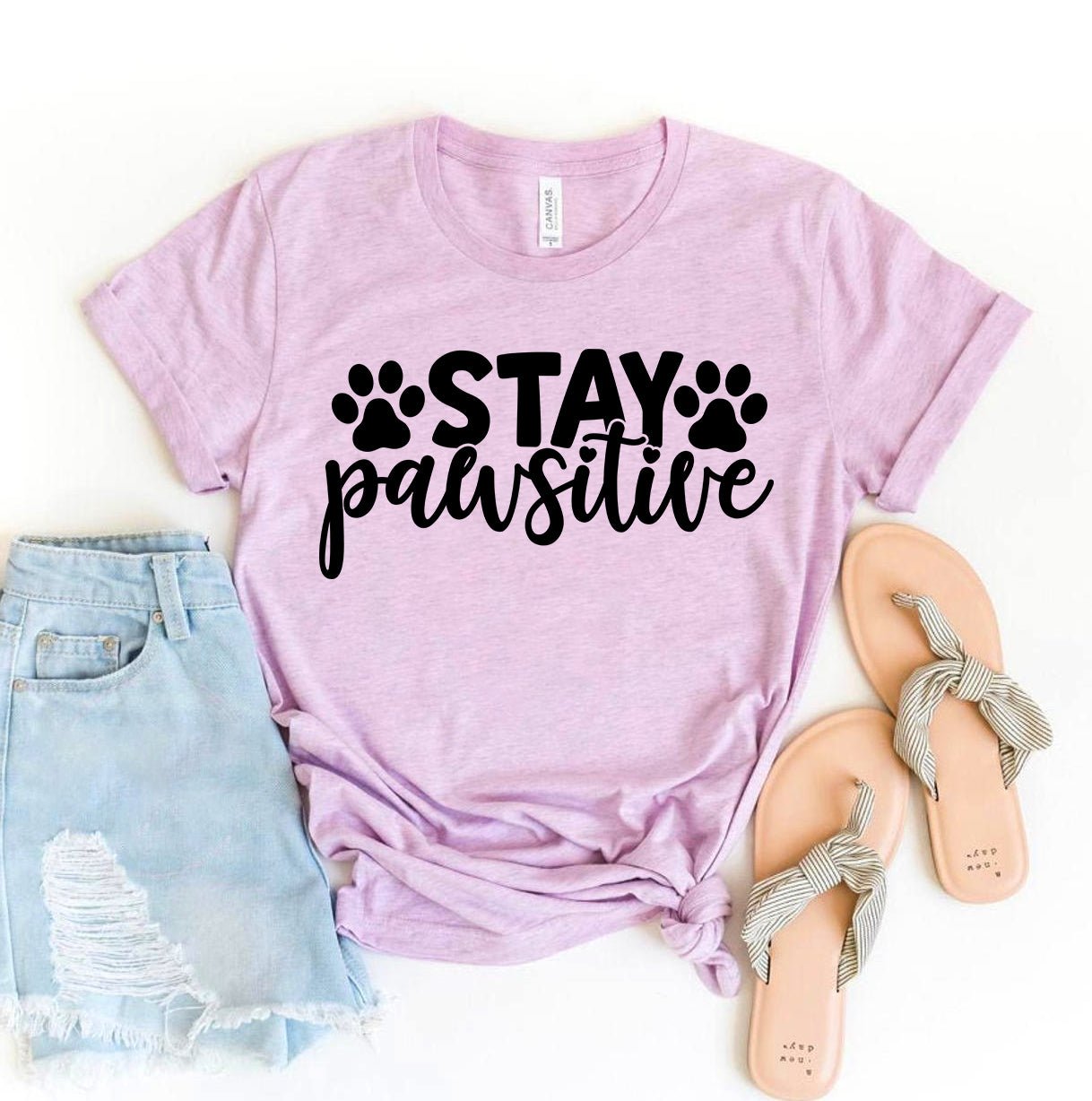 Stay Pawsitive T-Shirt - Jaico Online Shop