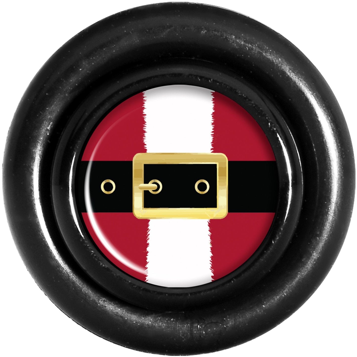 Christmas Santa Suit Cheater Black Plug Set