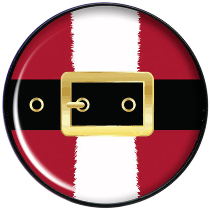 Christmas Santa Suit Black Stud Earrings