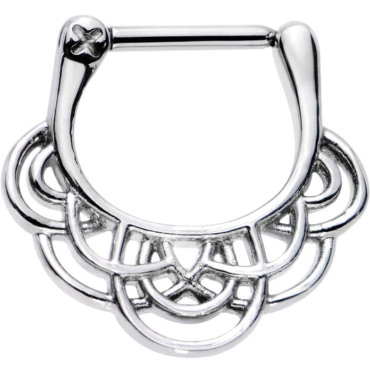 16G 5/16 Simple Style Swirl Septum Clicker