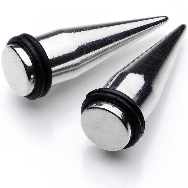 9 Piece Ear Stretching Kit in Stainless Steel Set of 2