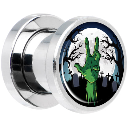 Cemetery Zombie Hand Halloween Plug Set 0G