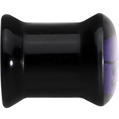 0G Licensed Purple Devil emoji Acrylic Double Flare Plug Set