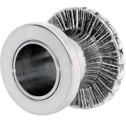 Aqua Gem Iridescent Blue Mermaid Scale Screw Fit Plug Set 6mm to 22mm