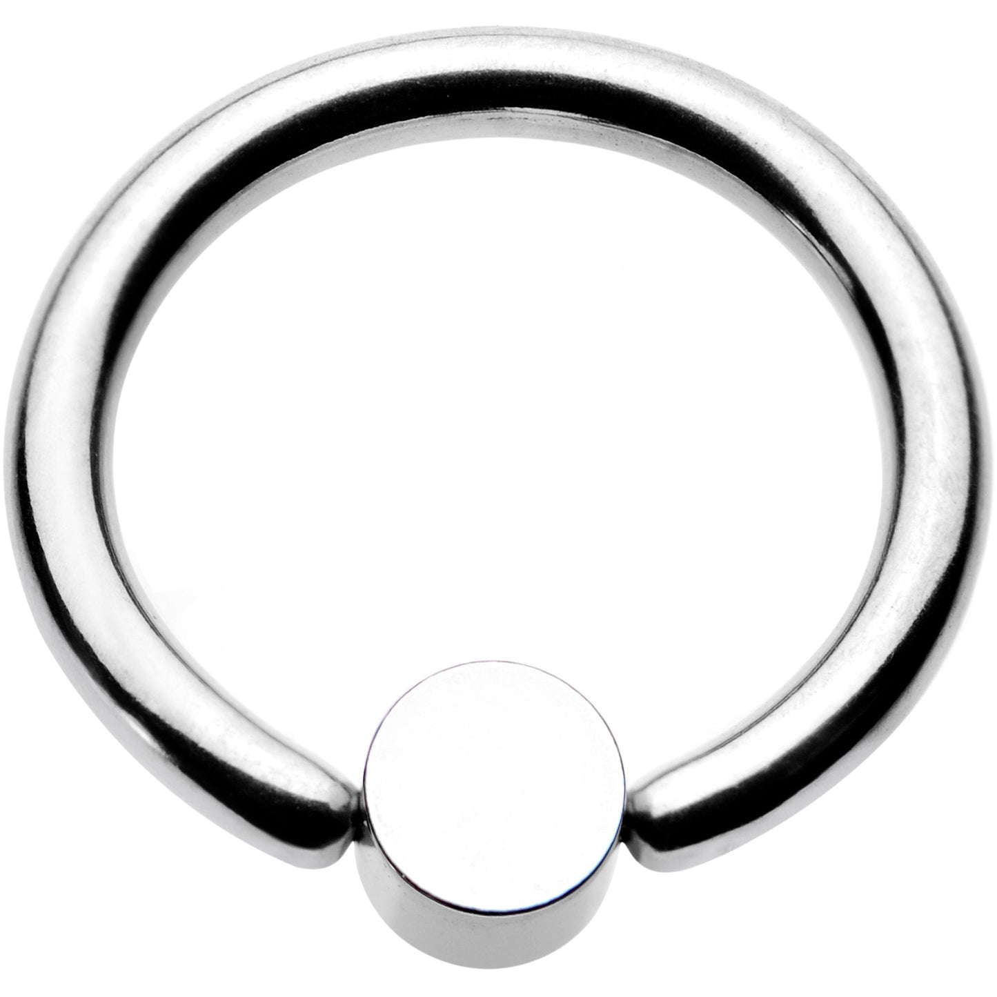 16G 5/16 Purple Faux Opal 3mm Disc BCR Captive Ring