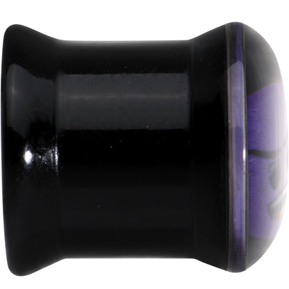 00G Licensed Purple Devil emoji Acrylic Double Flare Plug Set