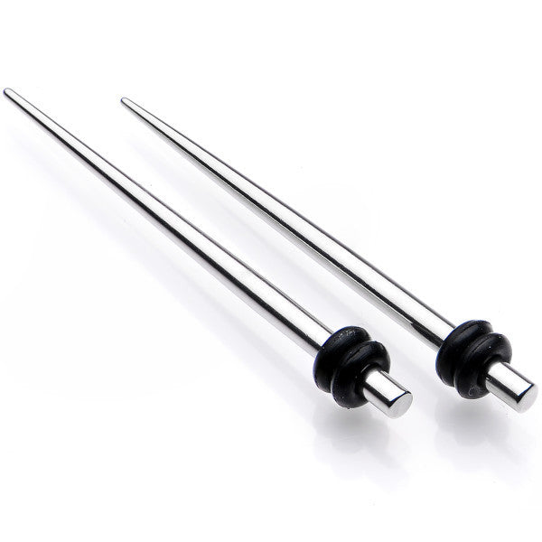9 Piece Ear Stretching Kit in Stainless Steel Set of 2