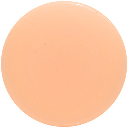 00G  Light Peach Solid UV Acrylic Flesh Tone Saddle Plug Set