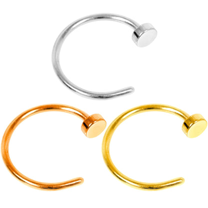 20G 5/16 Multi Color Nose Hoop Set of 5