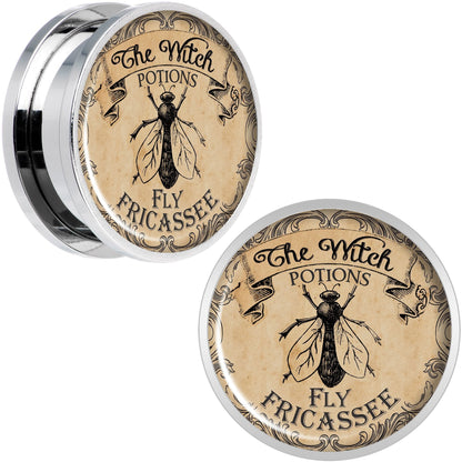 Witches Brew Fly Fricassee Halloween Plug Set  0G to 20mm