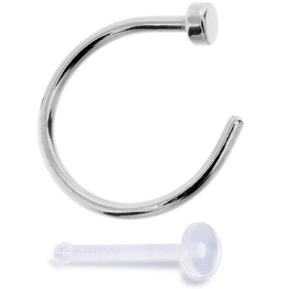 20G 5/16 Pack Set of 5 Assorted Stainless Steel Nose Hoop Rings