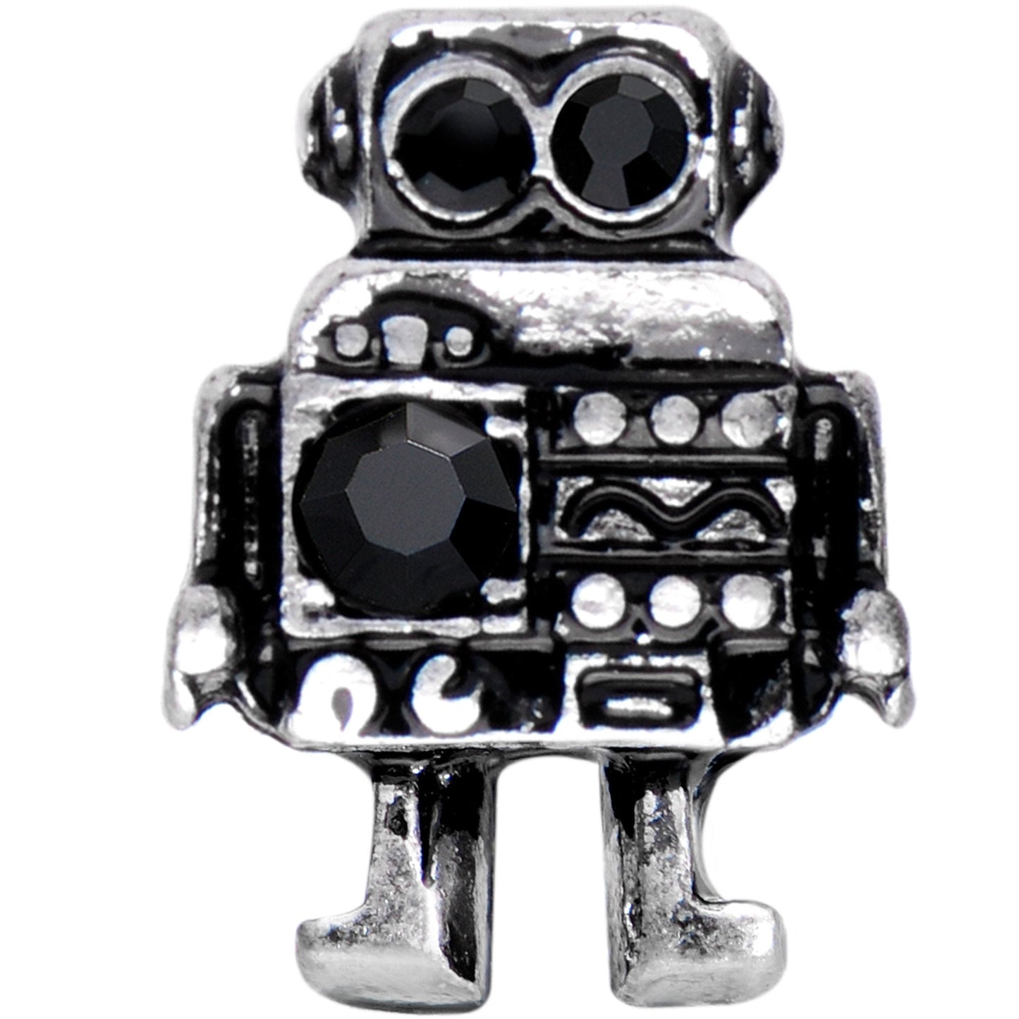 16G 1/4 Steampunk Ratchet Robot Cartilage Tragus Earring