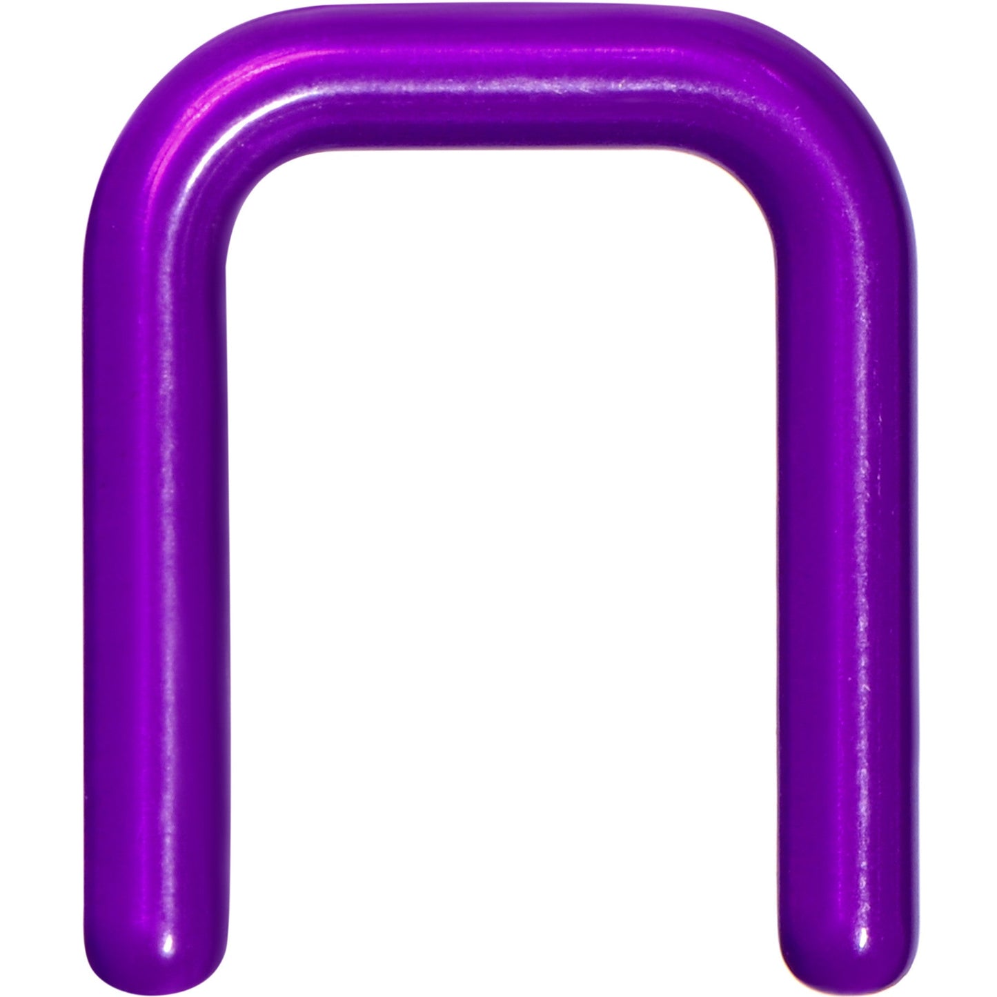 14G 7/16 Purple Flexible Bioplast Square Septum Retainer