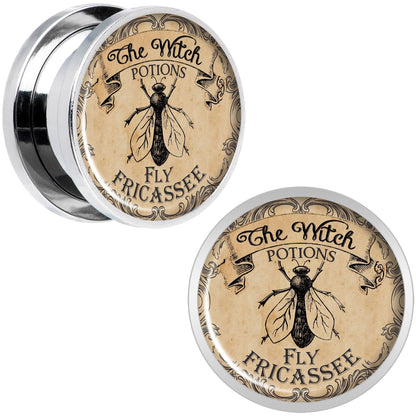 Witches Brew Fly Fricassee Halloween Plug Set  0G to 20mm