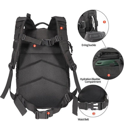 42L Tactical Backpack Bag with USA Patch - Jaico Online Shop