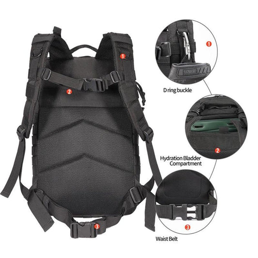 42L Tactical Backpack Bag with USA Patch - Jaico Online Shop