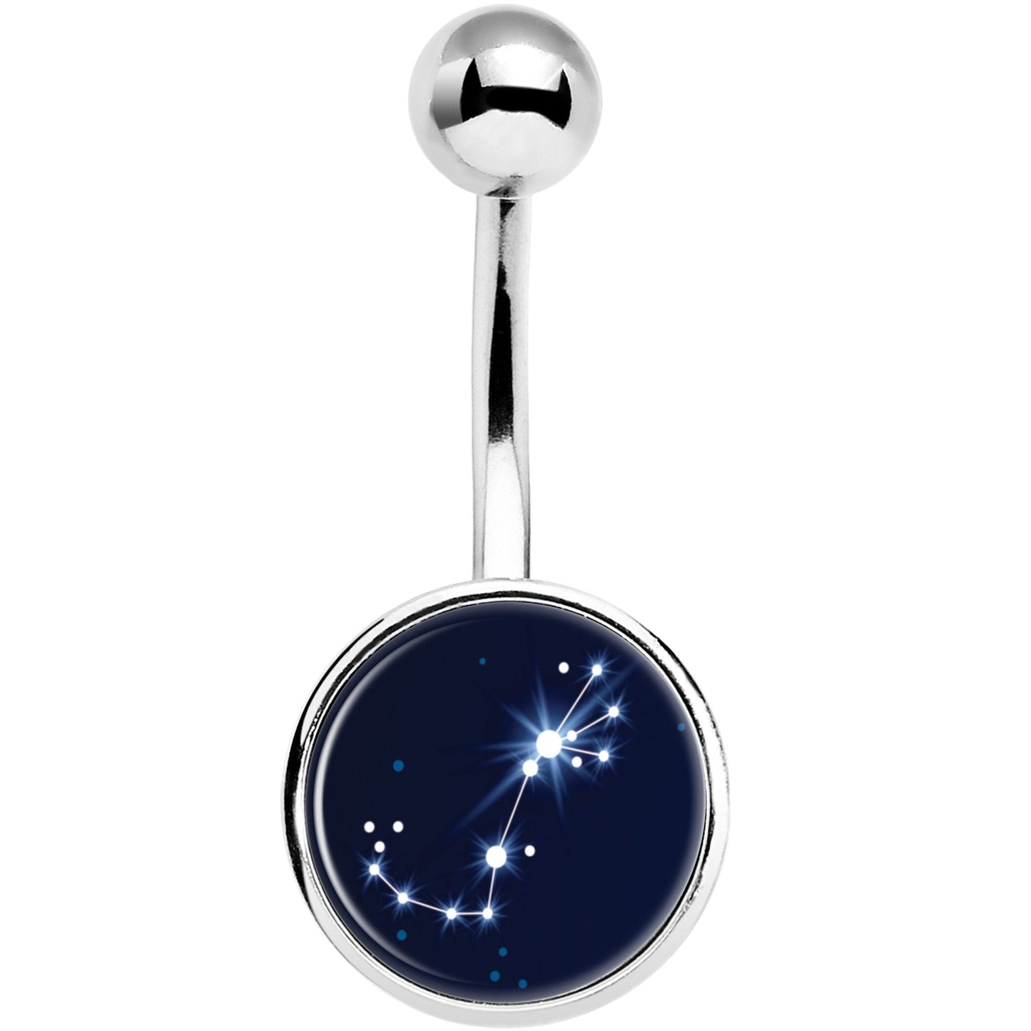 Zodiac Constellation Scorpio Belly Ring